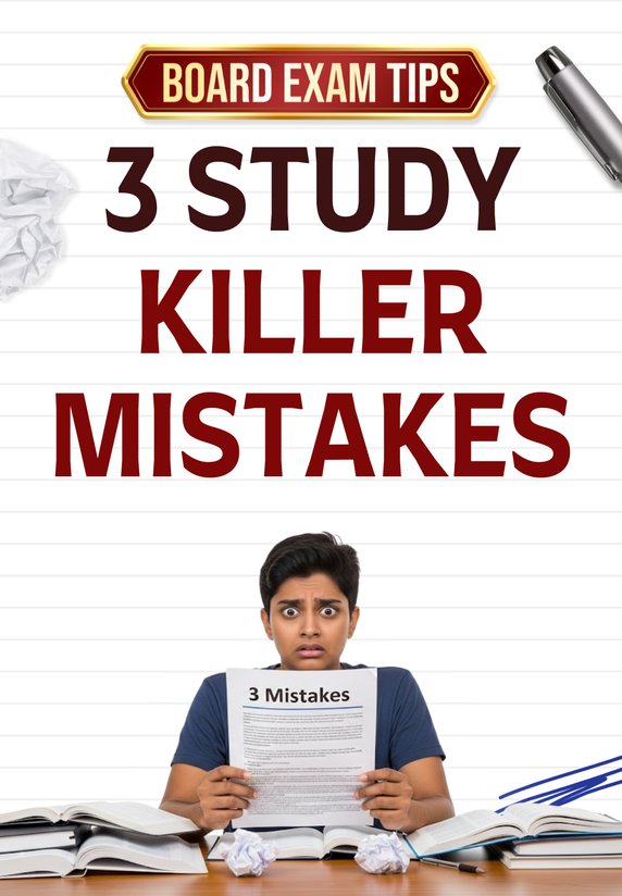 3 Study Killer Mistakes