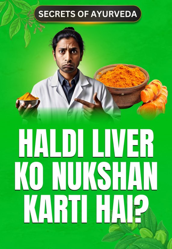 Haldi Liver Ko Nukshan Karti Hai?