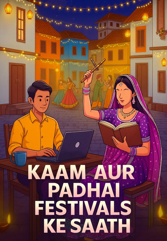 Kaam Aur Padhai Festivals Ke Saath