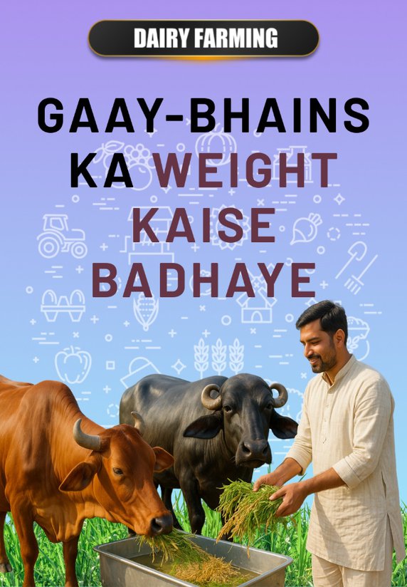 Gaay-Bhains Ka Weight Kaise Badhaye