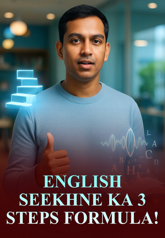 English Seekhne Ka 3 Steps Formula!