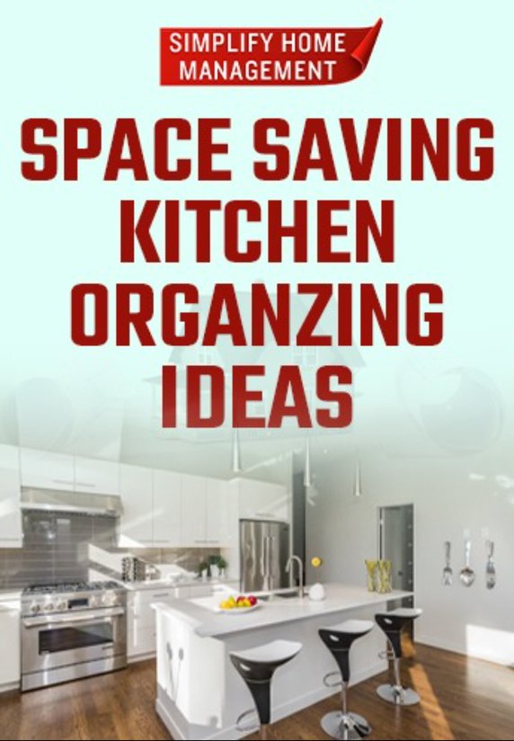 Space Saving Kitchen Organzing Ideas