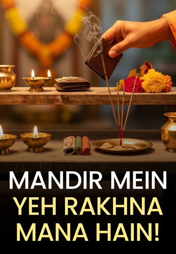 Mandir Mein Yeh Rakhna Mana Hain!