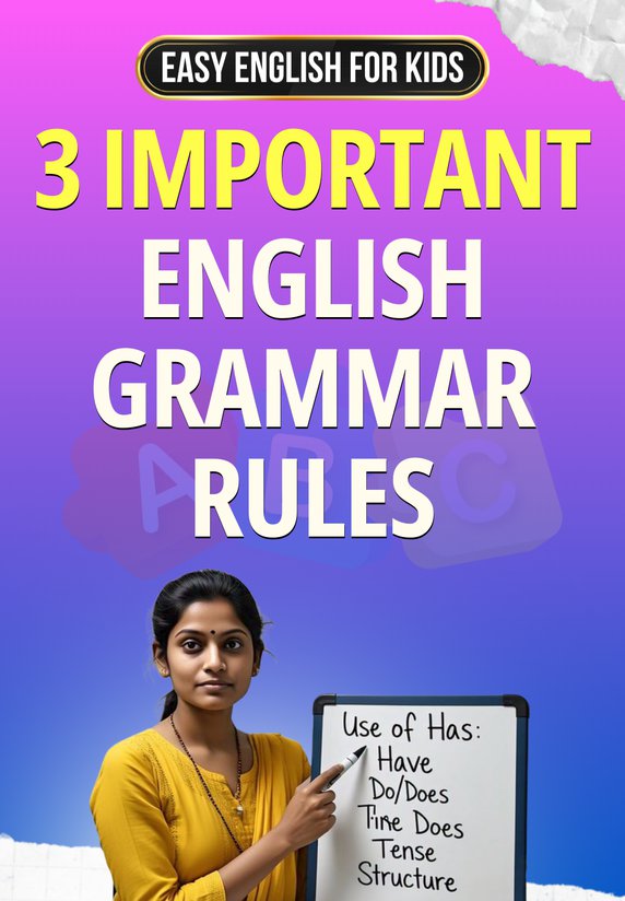 3 Important English Grammar Rules