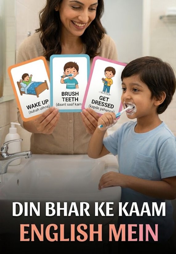 Din Bhar Ke Kaam English Mein