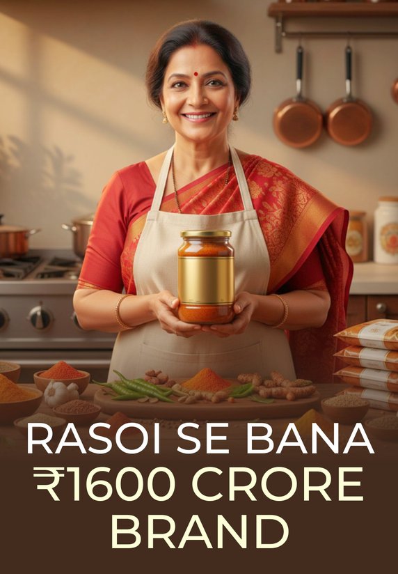 Rasoi Se Bana ₹1600 Crore Brand
