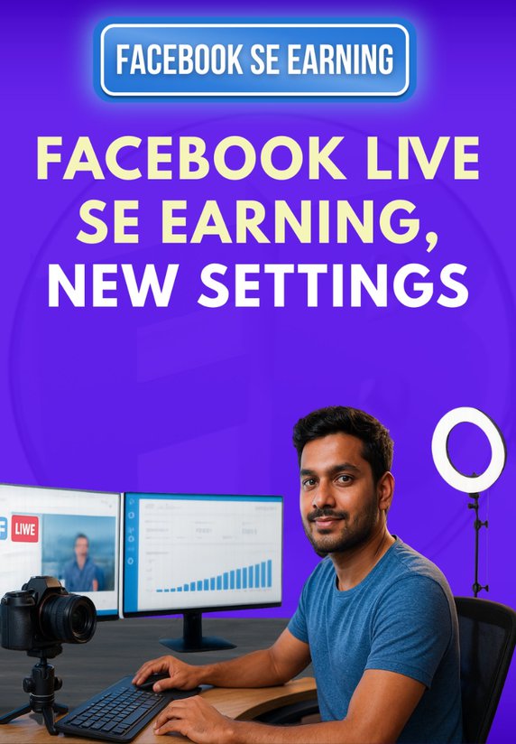 Facebook Live Se Earning, New Settings