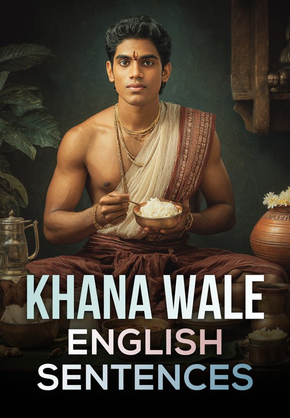 "Khana" Wale English Sentences