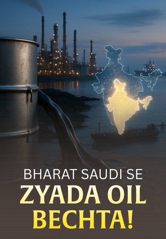 Bharat Saudi Se Zyada Oil Bechta!