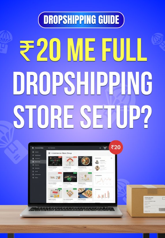 ₹20 Me Full Dropshipping Store Setup?