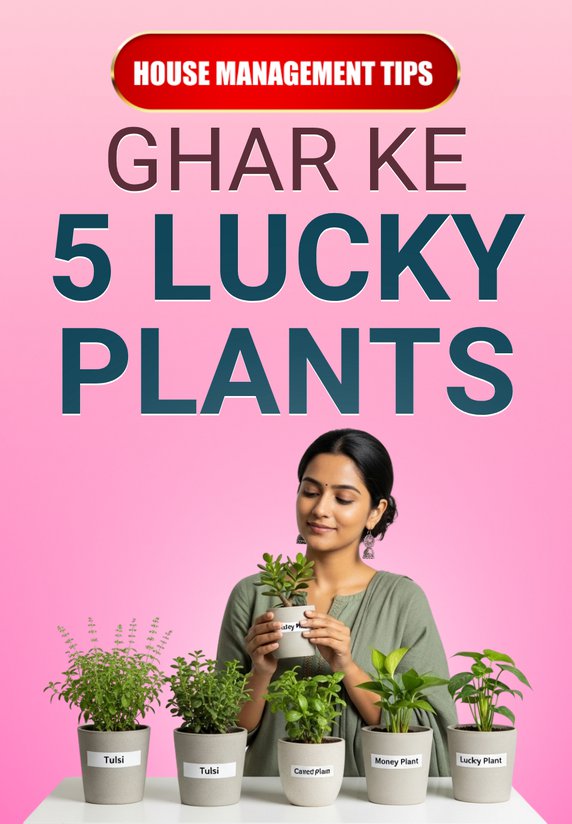 Ghar Ke 5 Lucky Plants