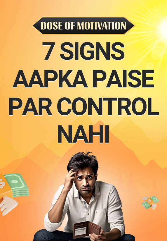 7 Signs Aapka Paise Par Control Nahi