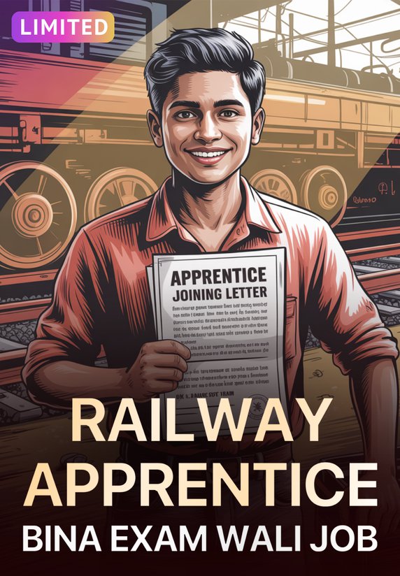 Railway Apprentice- Bina Exam Wali Job