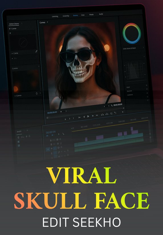 Viral Skull Face Edit Seekho