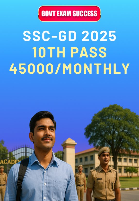 SSC-GD 2025 10th Pass 45000/monthly