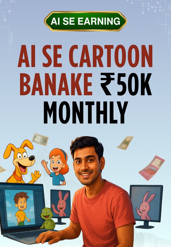 Ai Se Cartoon Banake ₹50k Monthly