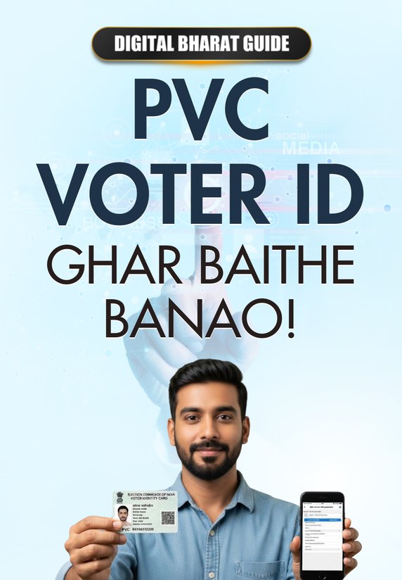 PVC Voter ID Ghar Baithe Banao!
