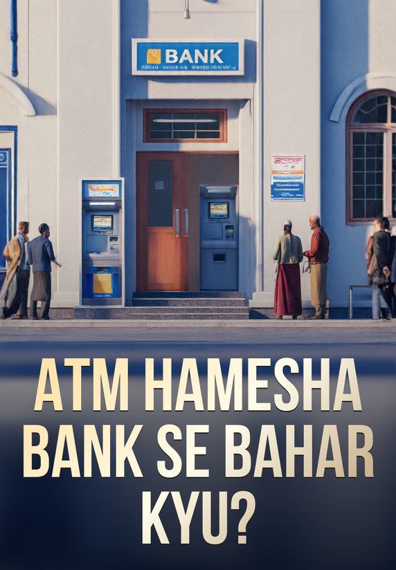 ATM Hamesha Bank Se Bahar Kyu?