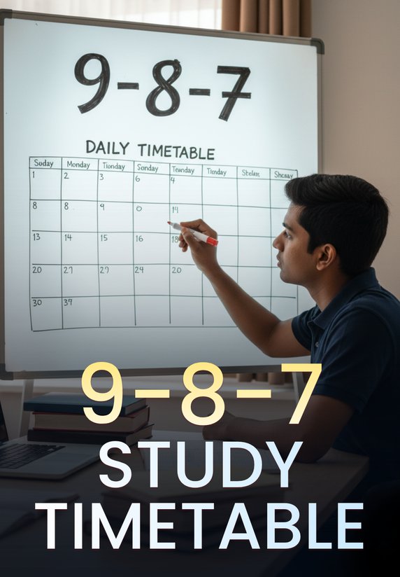 9-8-7 Study TimeTable