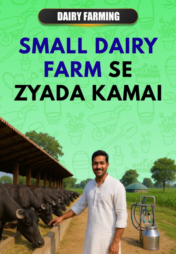 Small Dairy Farm Se Zyada Kamai