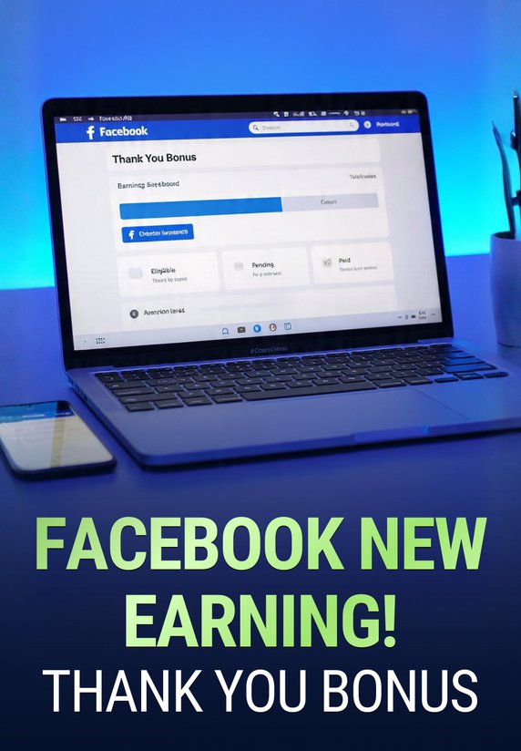 Facebook New Earning! Thank you Bonus