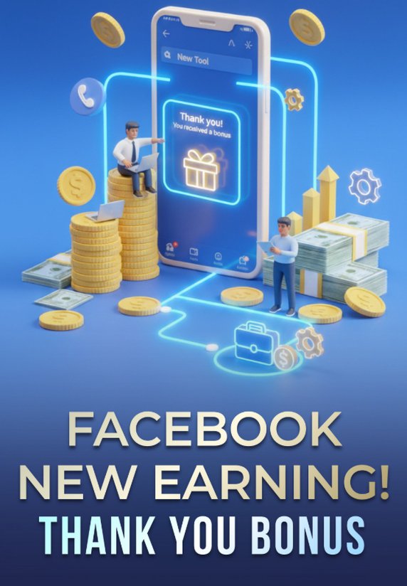 Facebook New Earning! Thank you Bonus