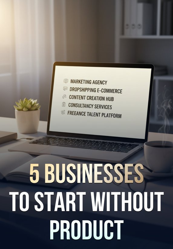 5 Businesses To Start Without Product