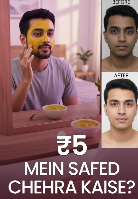 ₹5 Mein Safed Chehra Kaise?
