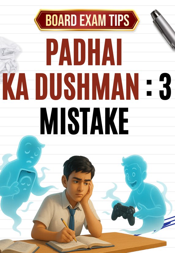 Padhai Ka Dushman : 3 Mistake
