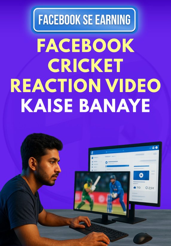 Facebook Cricket Reaction Video Kaise Banaye