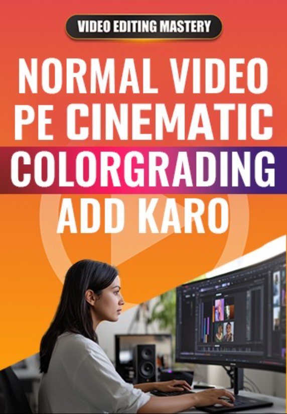 Normal Video Pe Cinematic Colorgrading Add Karo