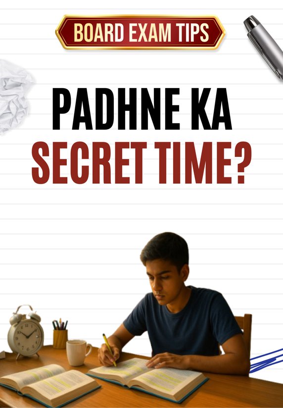 Padhne Ka Secret Time?