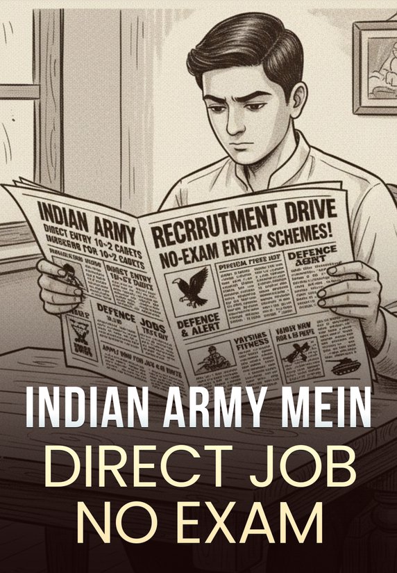 Indian Army Mein Direct Job-No Exam