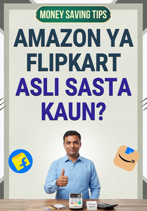 Amazon Ya Flipkart—Asli Sasta Kaun?
