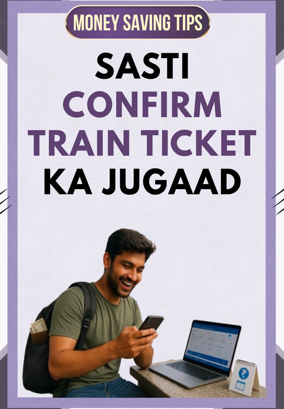 Sasti Confirm Train Ticket Ka Jugaad