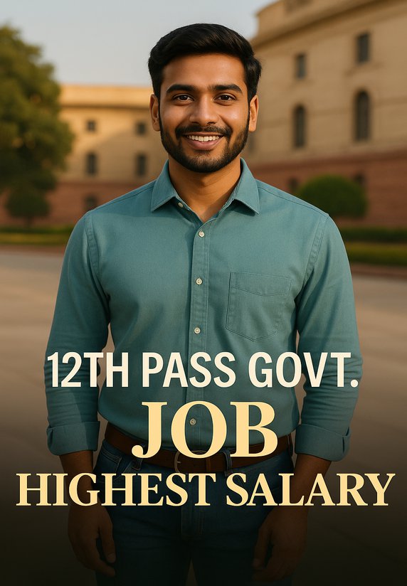 12th Pass Govt. Job Highest Salary