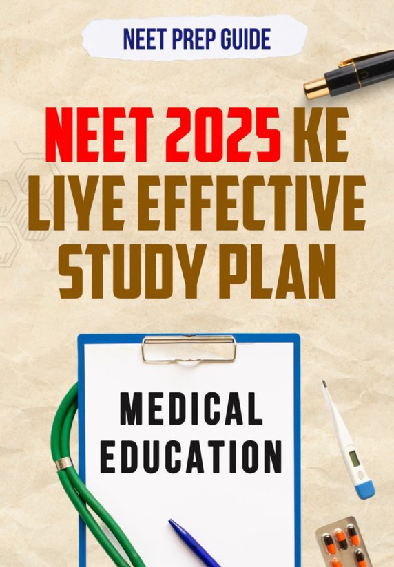 NEET 2025 Ke Liye Effective Study Plan
