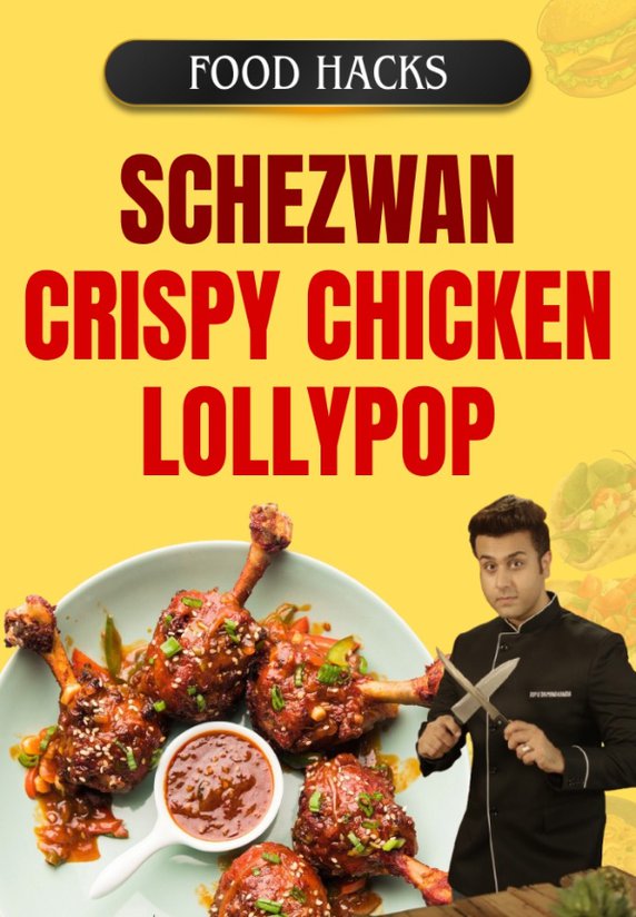 Schezwan Crispy Chicken Lollypop