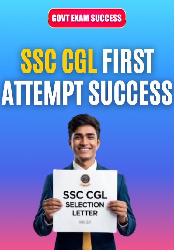 SSC CGL First Attempt Success