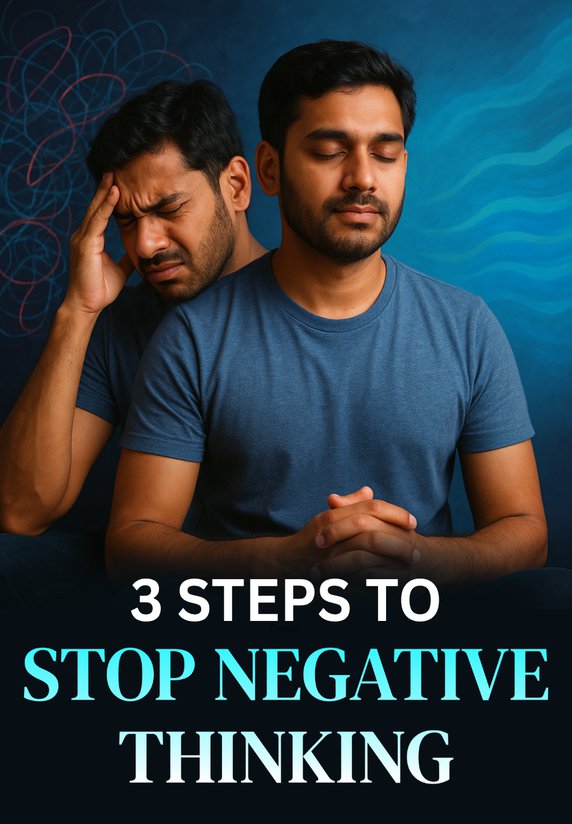 3 Steps To Stop Negative Thinking