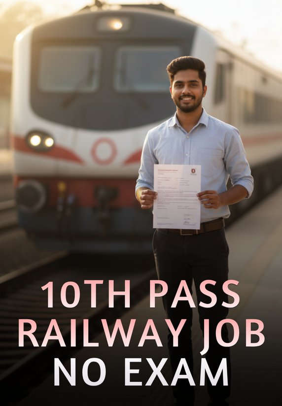 10th Pass Railway Job- No Exam