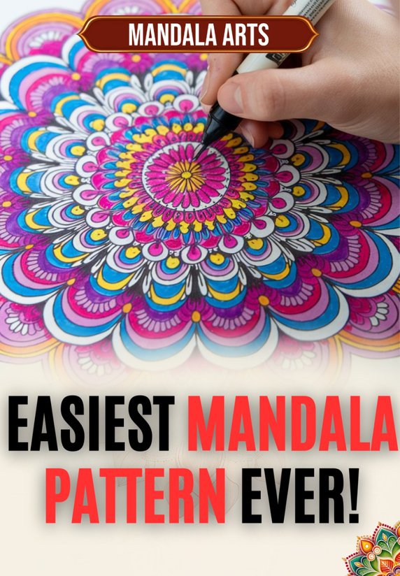 Easiest Mandala Pattern Ever!