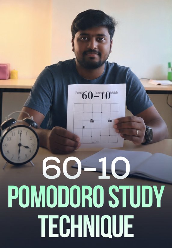 60-10 Pomodoro Study Technique