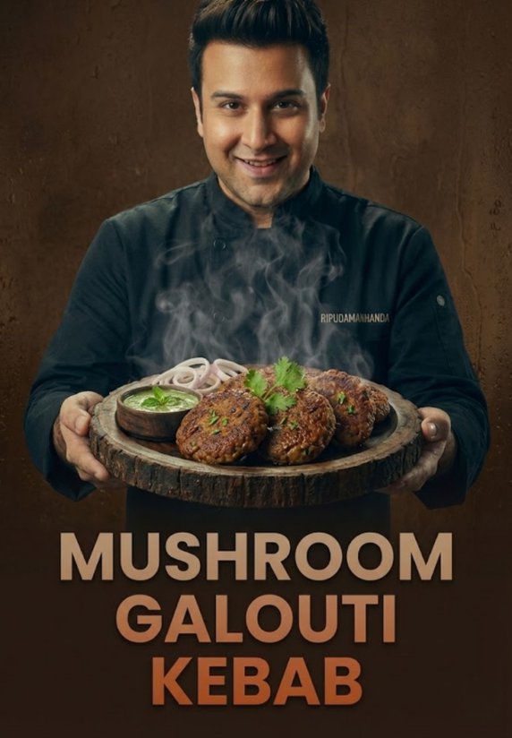 Mushroom Galouti Kebab
