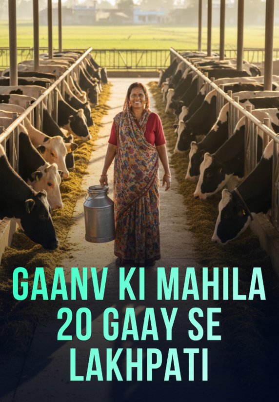Gaanv Ki Mahila-20 Gaay Se Lakhpati