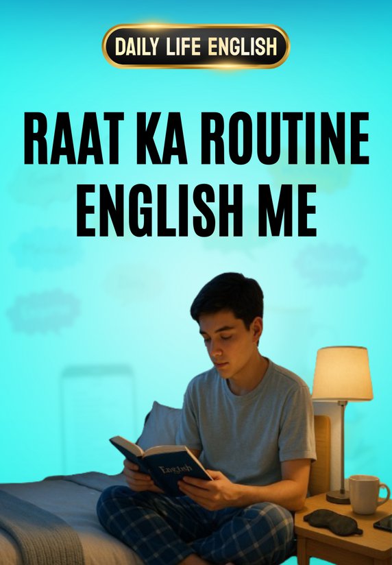 Raat Ka Routine English Me