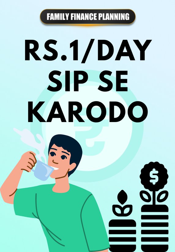 Rs.1/Day SIP Se Karodo