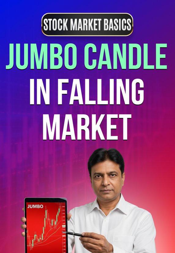 Jumbo Candle In Falling Market