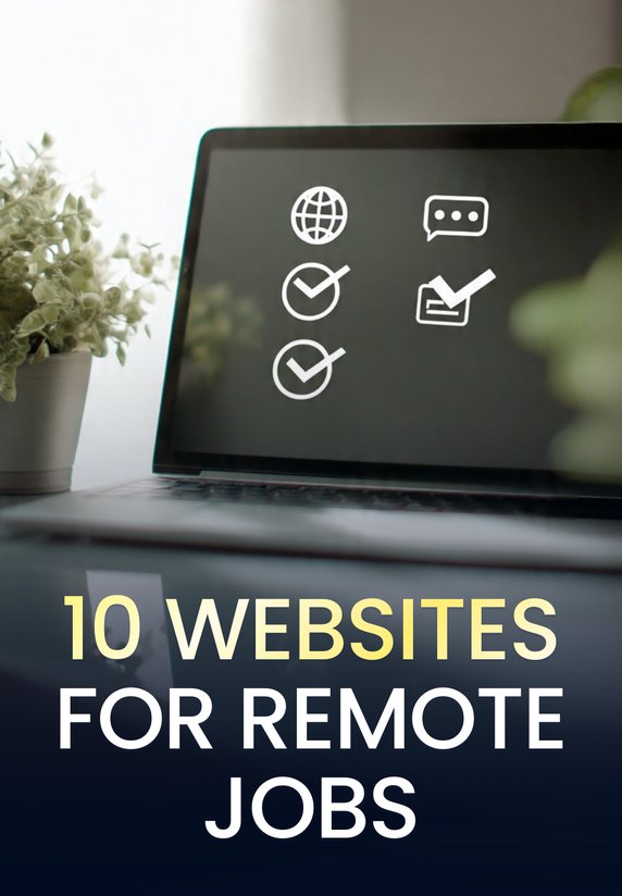 10 Websites For Remote Jobs
