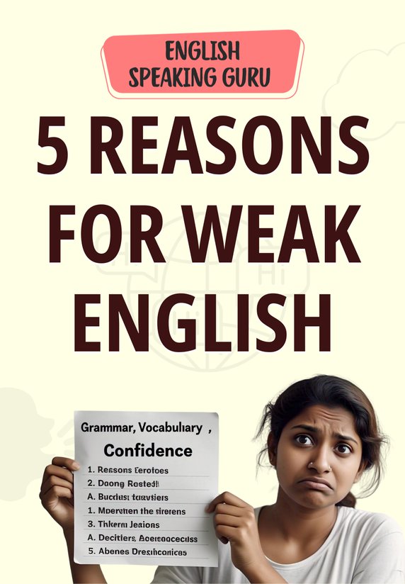 5 Reasons For Weak English